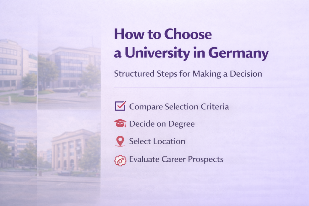 How to Choose a University in Germany for Masters